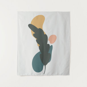 Abstract leaf design  tapestry