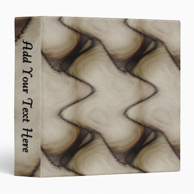  Abstract Leave a Long Lasting Impression Personal 3 Ring Binder (Front/Spine)