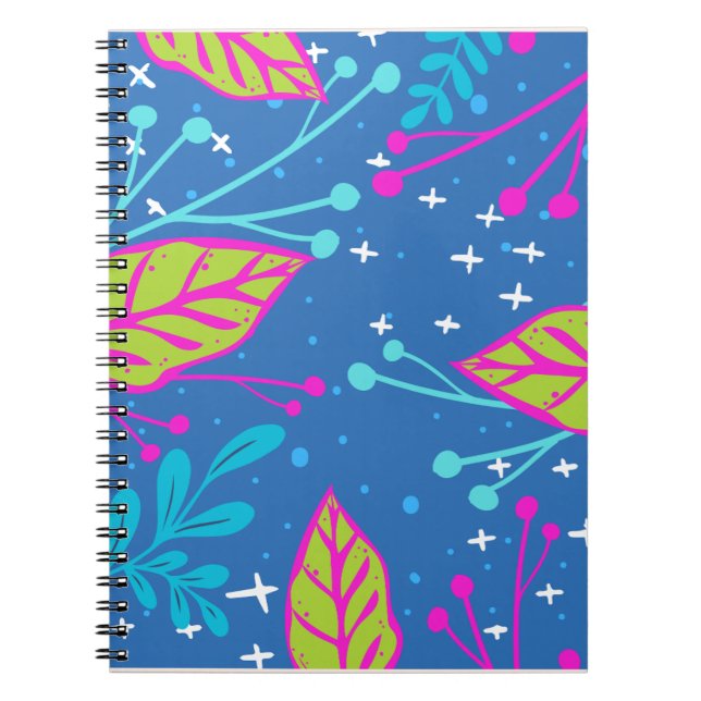 Abstract Leaves Notebook (Front)