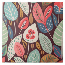 Abstract Leaves Pattern