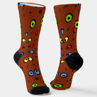 Abstract Leaves  Socks