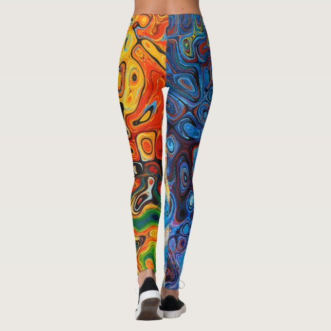Abstract Leggings (Back)