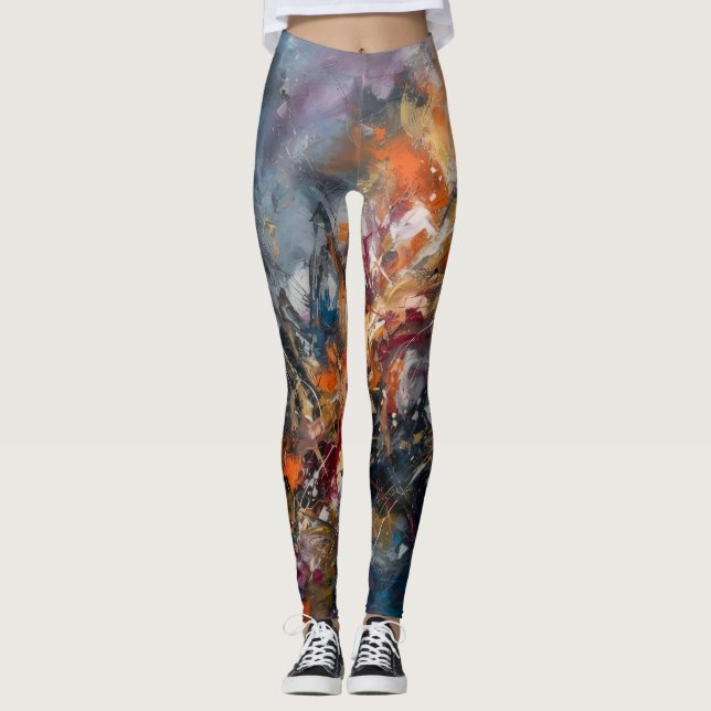 Abstract Leggings (Front)