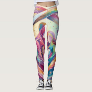 Abstract Leggings