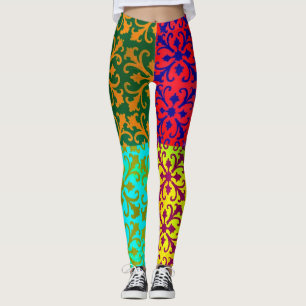Abstract Leggings