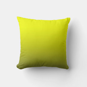 Abstract lemon bright contrast pure color trend mo throw pillow