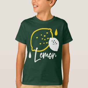 Abstract Lemon Illustration – Fresh Citrus Art T-Shirt