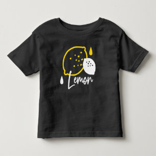 Abstract Lemon Illustration – Fresh Citrus Art Toddler T-shirt