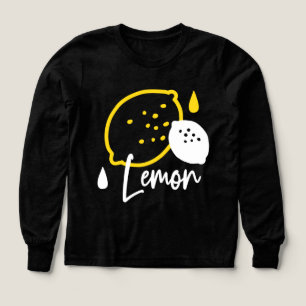 Abstract Lemon Illustration – Fresh Citrus Art Tri-Blend Shirts