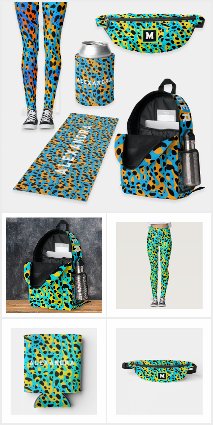 ABSTRACT LEOPARD PATTERN
