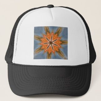Abstract Leopard Pattern: A Kaleidoscope Effect Trucker Hat