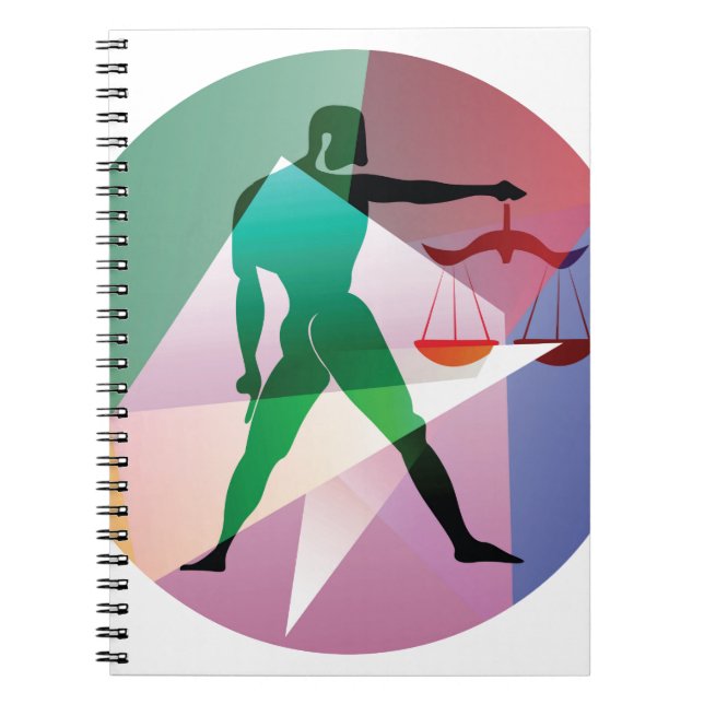 abstract libra notebook (Front)