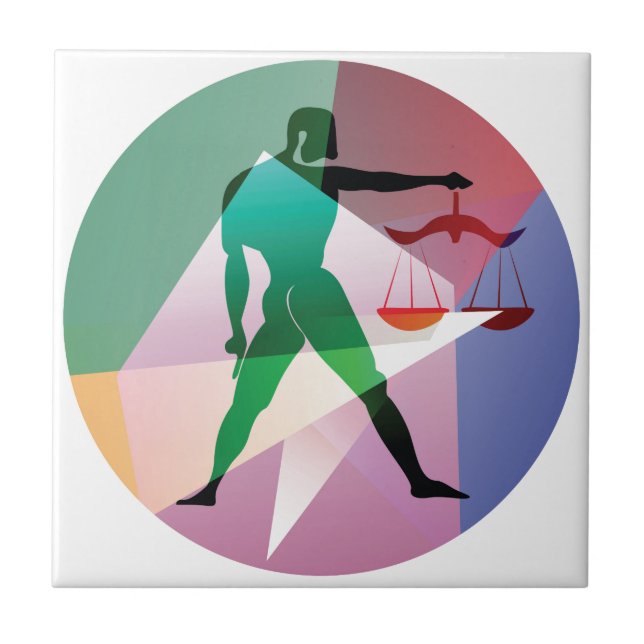 abstract libra tile (Front)