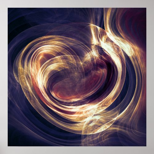 Abstract Light _ Aura of Life Poster