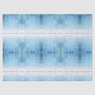 Abstract light blue hearts tissue paper