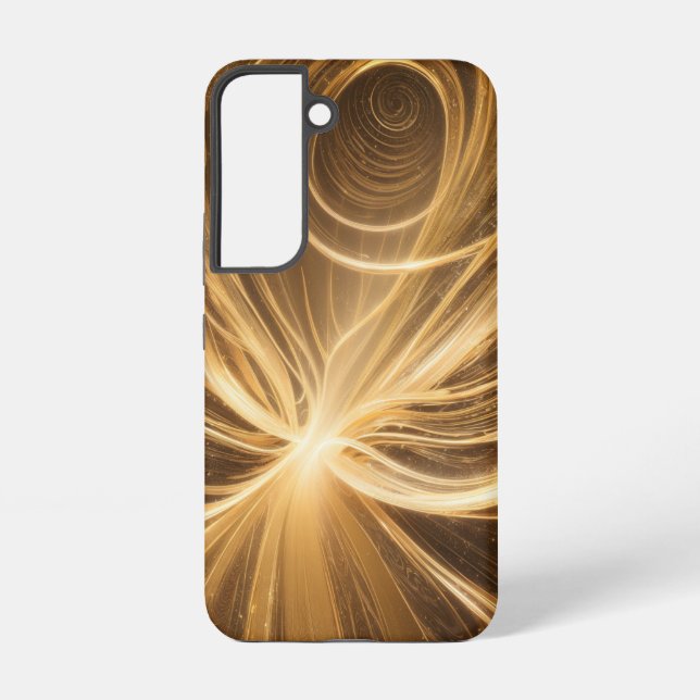 Abstract Light Energy and Cosmic Swirl Samsung Galaxy Case (Back)
