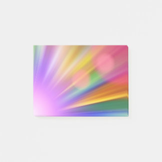Abstract Light Post-it Notes
