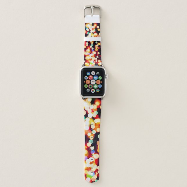 Abstract Light: Simple Texture Background Apple Watch Band (Front)