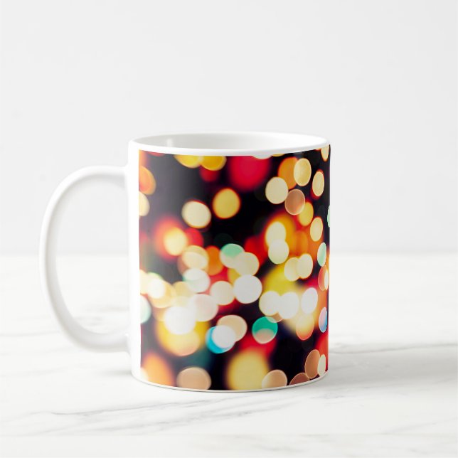 Abstract Light: Simple Texture Background Coffee Mug (Left)