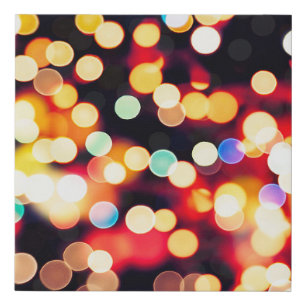 Abstract Light: Simple Texture Background Faux Canvas Print