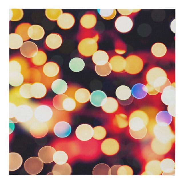 Abstract Light: Simple Texture Background Faux Canvas Print (Front)