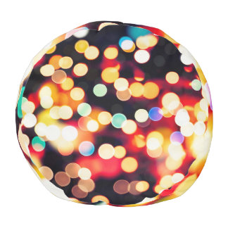 Abstract Light: Simple Texture Background Pouf