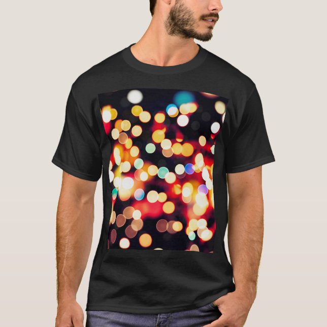 Abstract Light: Simple Texture Background T-Shirt (Front)