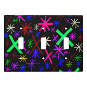 abstract light switch cover
