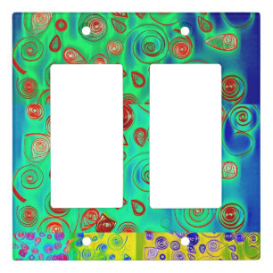 Abstract Light Switch Cover
