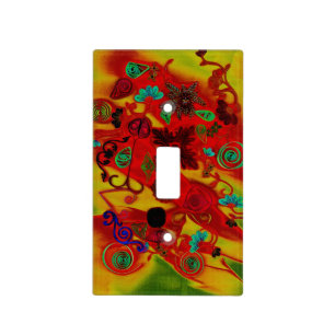 Abstract Light Switch Cover
