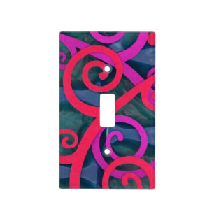 Abstract Light Switch Cover