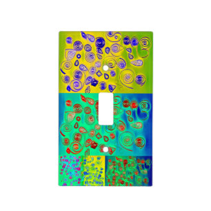 Abstract Light Switch Cover
