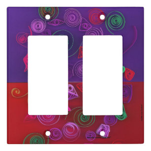 Abstract Light Switch Cover