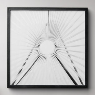 Abstract Light Tunnel Geometry Poster Peel And Stick Photo Tile