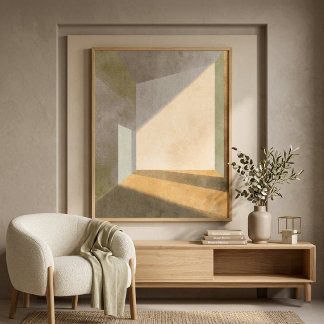 Abstract Light Wall Art for Living Room Decor