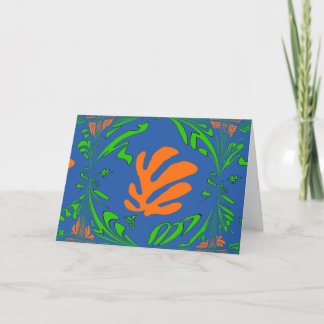 Abstract Lilly, Matisse Style Card