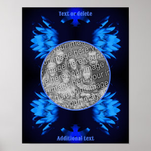 Abstract Lily Lotus Flower Create Your Own Photo Poster