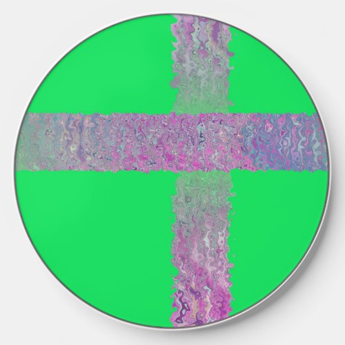 Abstract Limelight Of The Party Pattern Wireless Charger