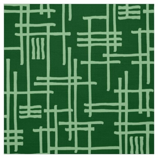 Abstract Lines 120923 - Faded Green on Forest Gn Fabric