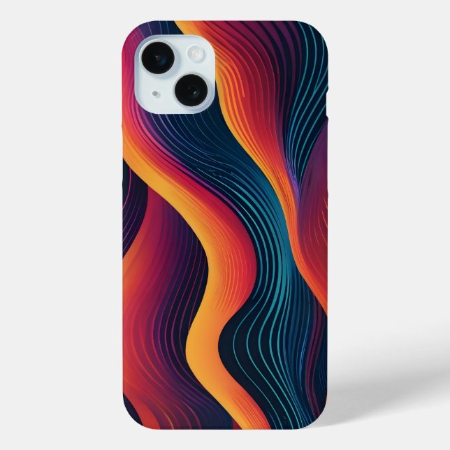 Abstract lines art pattern Case-Mate iPhone case (Back)