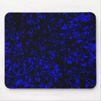 Abstract Lines - Blue Mouse Pad