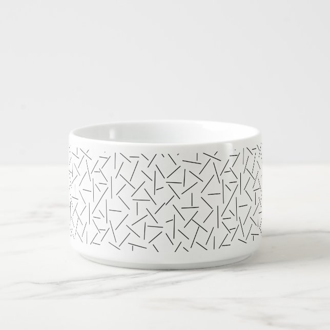 Abstract Lines Bowl (Center)