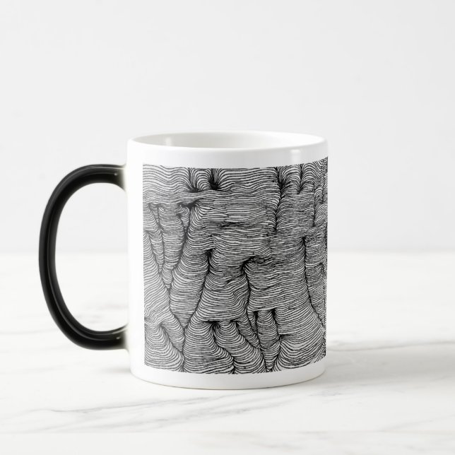 Abstract Lines Color Morph Mug (Left)