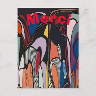 Abstract Lines , edit text Postcard