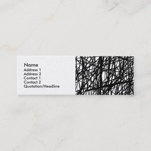 Abstract Lines - Gold Business Card