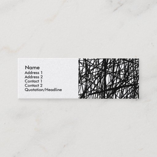 Customizable Abstract Lines - Gold Business Card