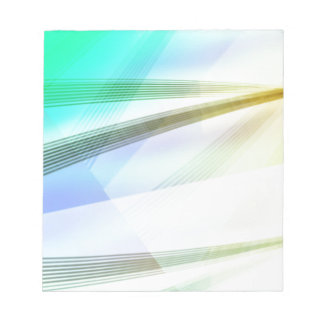 Abstract Lines in soft colors Notepad