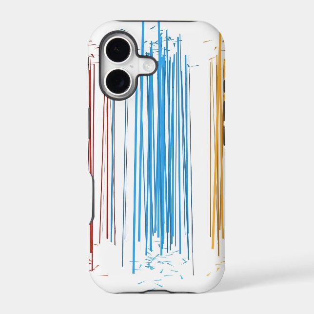 Abstract lines iphone case (Back)