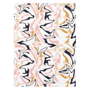 Abstract lines modern  tablecloth