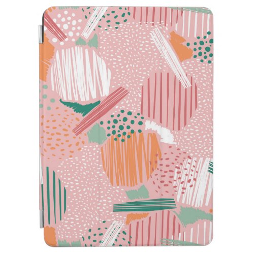 Abstract Lines Pastel Vintage Pattern iPad Air Cover